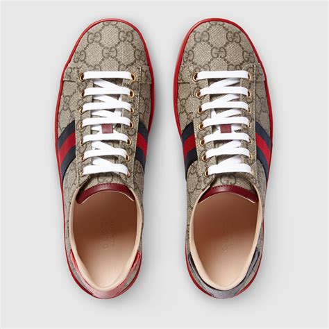 gucci ace sneakers supreme|gucci ace low top sneakers.